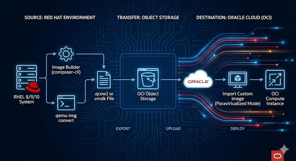 How to Export Custom RHEL 8/9/10 Images from Red Hat to OCI
